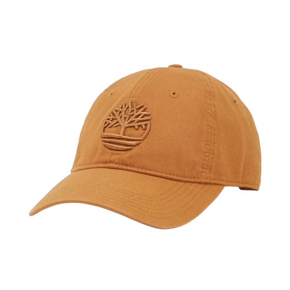 Timberland logo SnapBack in nubuck/ wheat